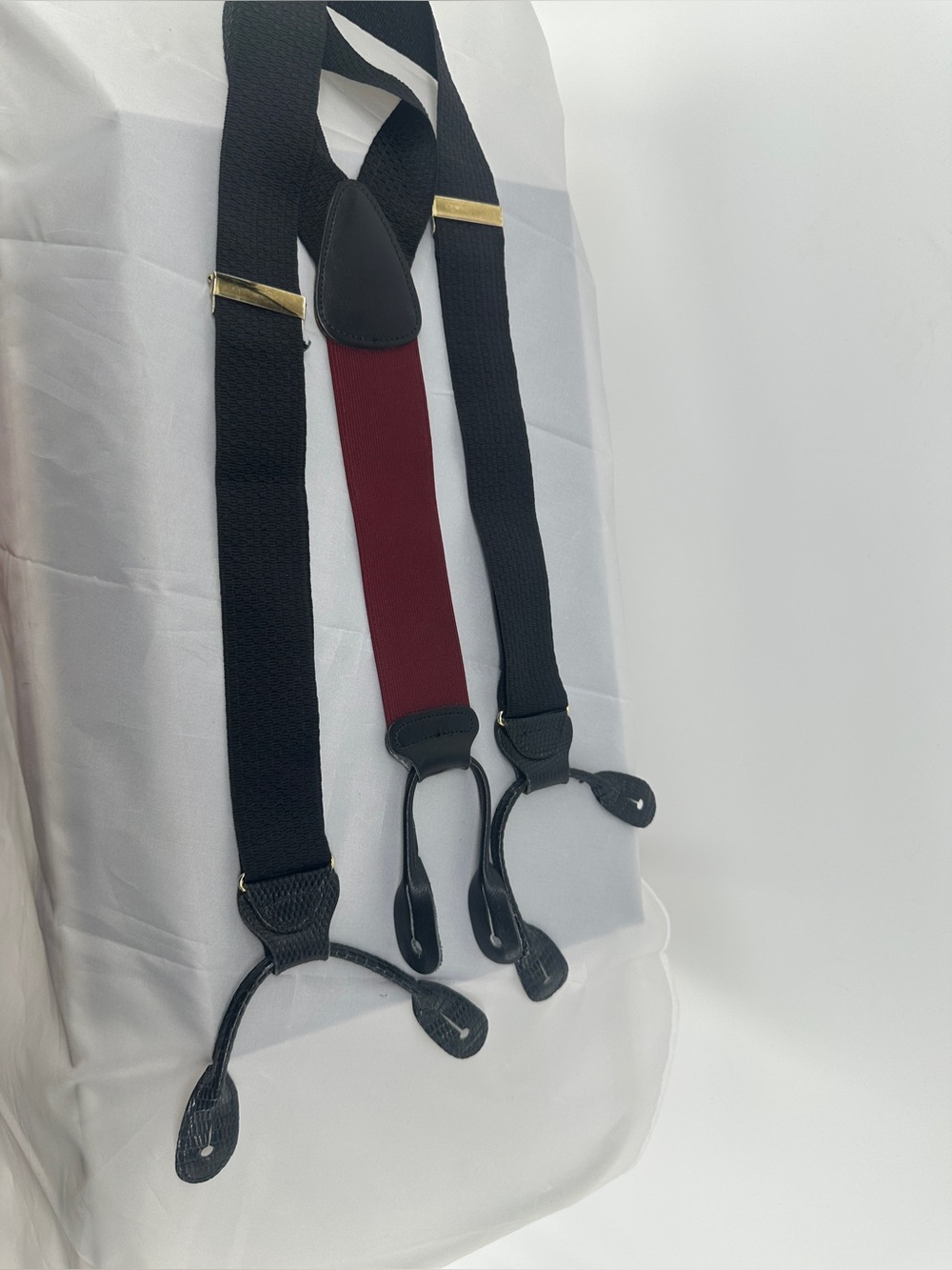 Trafalgar black vintage suspenders